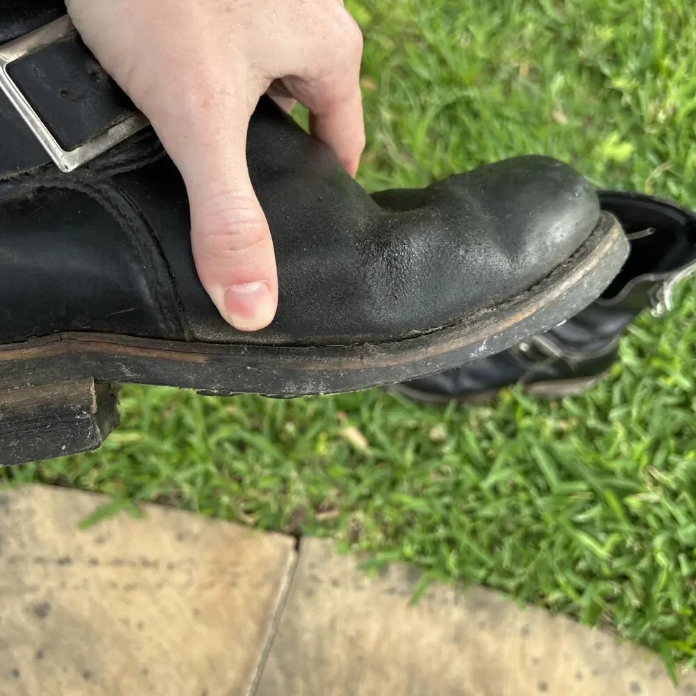 Vtg 1990 80s Red Wing PT83 2268 Engineer Boots Size 10.5 D Motorcycle